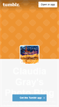 Mobile Screenshot of claudiagray.tumblr.com