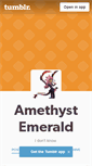 Mobile Screenshot of amethystxiii.tumblr.com