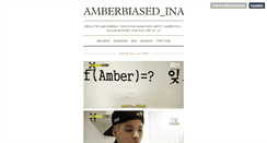 Desktop Screenshot of amberbiased-ina.tumblr.com