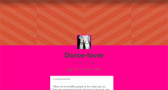 Desktop Screenshot of dance-lover.tumblr.com