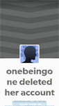 Mobile Screenshot of onebeingone.tumblr.com