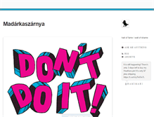 Tablet Screenshot of madarkaszarnya.tumblr.com