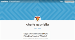 Desktop Screenshot of cheriegabriella.tumblr.com