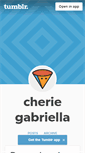 Mobile Screenshot of cheriegabriella.tumblr.com