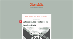 Desktop Screenshot of glossolaliaflash.tumblr.com