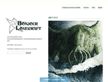 Tablet Screenshot of bonjourlovecraft.tumblr.com