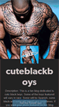 Mobile Screenshot of cuteblackboys.tumblr.com