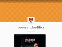Tablet Screenshot of beersandpolitics.tumblr.com