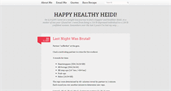 Desktop Screenshot of happyhealthyheidi.tumblr.com