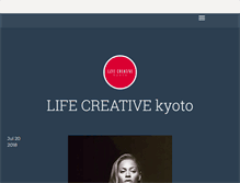 Tablet Screenshot of lifecreativekyoto.tumblr.com