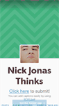 Mobile Screenshot of nickjonasthinks.tumblr.com