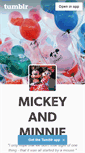 Mobile Screenshot of mickeyandminnie.tumblr.com