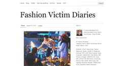 Desktop Screenshot of fashionvictimdiaries.tumblr.com