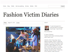 Tablet Screenshot of fashionvictimdiaries.tumblr.com