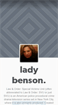 Mobile Screenshot of ladybenson.tumblr.com