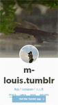 Mobile Screenshot of m-louis.tumblr.com