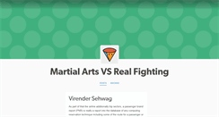 Desktop Screenshot of martialartsvsfighting.tumblr.com
