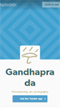 Mobile Screenshot of gandhaprada.tumblr.com