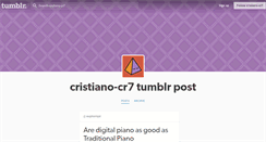 Desktop Screenshot of cristiano-cr7.tumblr.com