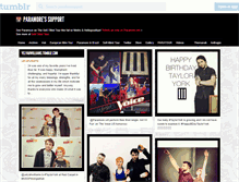 Tablet Screenshot of parafansupport.tumblr.com