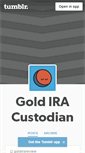 Mobile Screenshot of goldiracustodian.tumblr.com