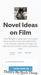 Mobile Screenshot of novelideasonfilm.tumblr.com