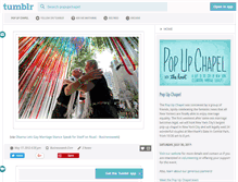 Tablet Screenshot of popupchapel.tumblr.com