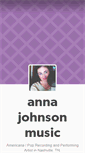 Mobile Screenshot of annajohnsonmusic.tumblr.com