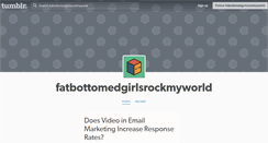 Desktop Screenshot of fatbottomedgirlsrockmyworld.tumblr.com