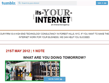 Tablet Screenshot of its-your-internet.tumblr.com