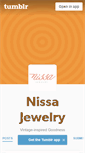 Mobile Screenshot of nissajewelry.tumblr.com