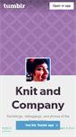 Mobile Screenshot of knitandcompany.tumblr.com