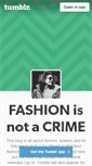 Mobile Screenshot of fashioncriminals.tumblr.com