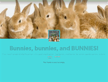 Tablet Screenshot of bunniesgalore.tumblr.com