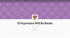 Desktop Screenshot of itfeelsfeynman.tumblr.com