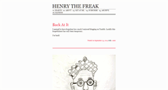 Desktop Screenshot of henrythefreak.tumblr.com