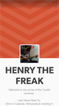 Mobile Screenshot of henrythefreak.tumblr.com