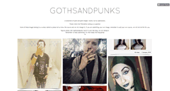 Desktop Screenshot of gothsandpunks.tumblr.com