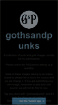 Mobile Screenshot of gothsandpunks.tumblr.com