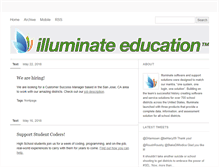 Tablet Screenshot of illuminateeducation.tumblr.com