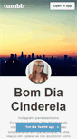 Mobile Screenshot of bomdiacinderela.tumblr.com