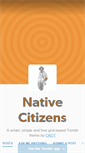 Mobile Screenshot of nativecitizens.tumblr.com