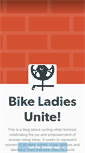 Mobile Screenshot of bikeladiesunite.tumblr.com