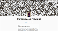 Desktop Screenshot of immersiveedprecious.tumblr.com