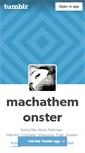 Mobile Screenshot of machathemonster.tumblr.com