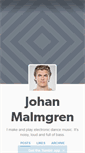 Mobile Screenshot of johanmalmgren.tumblr.com