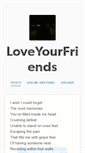 Mobile Screenshot of loveyourfriends.tumblr.com