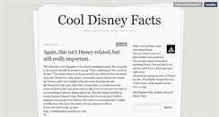 Desktop Screenshot of cooldisneyfacts.tumblr.com