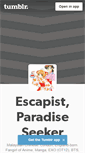 Mobile Screenshot of escapist83.tumblr.com