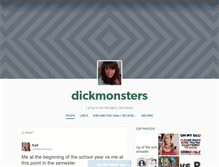 Tablet Screenshot of dickmonsters.tumblr.com